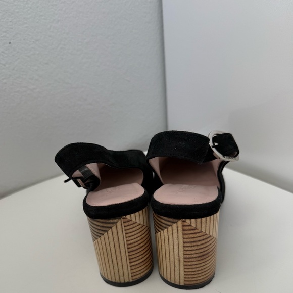 NWOT Taryn Rose  Black Leather  Slingback Women's Shoes size 8 - Picture 4 of 5